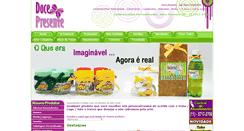 Desktop Screenshot of docepresente.com.br